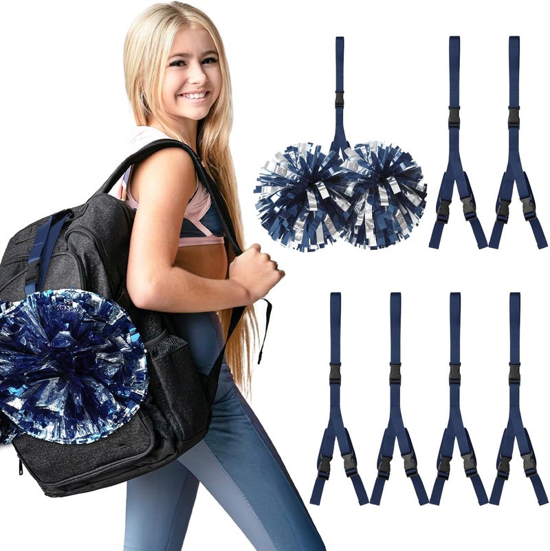 DEEKA Pom Pom Holder Carrier for Backpack Adjustable Cheer Bag Tags Accessories Cheerleader Team Essentials Tags - Image 1